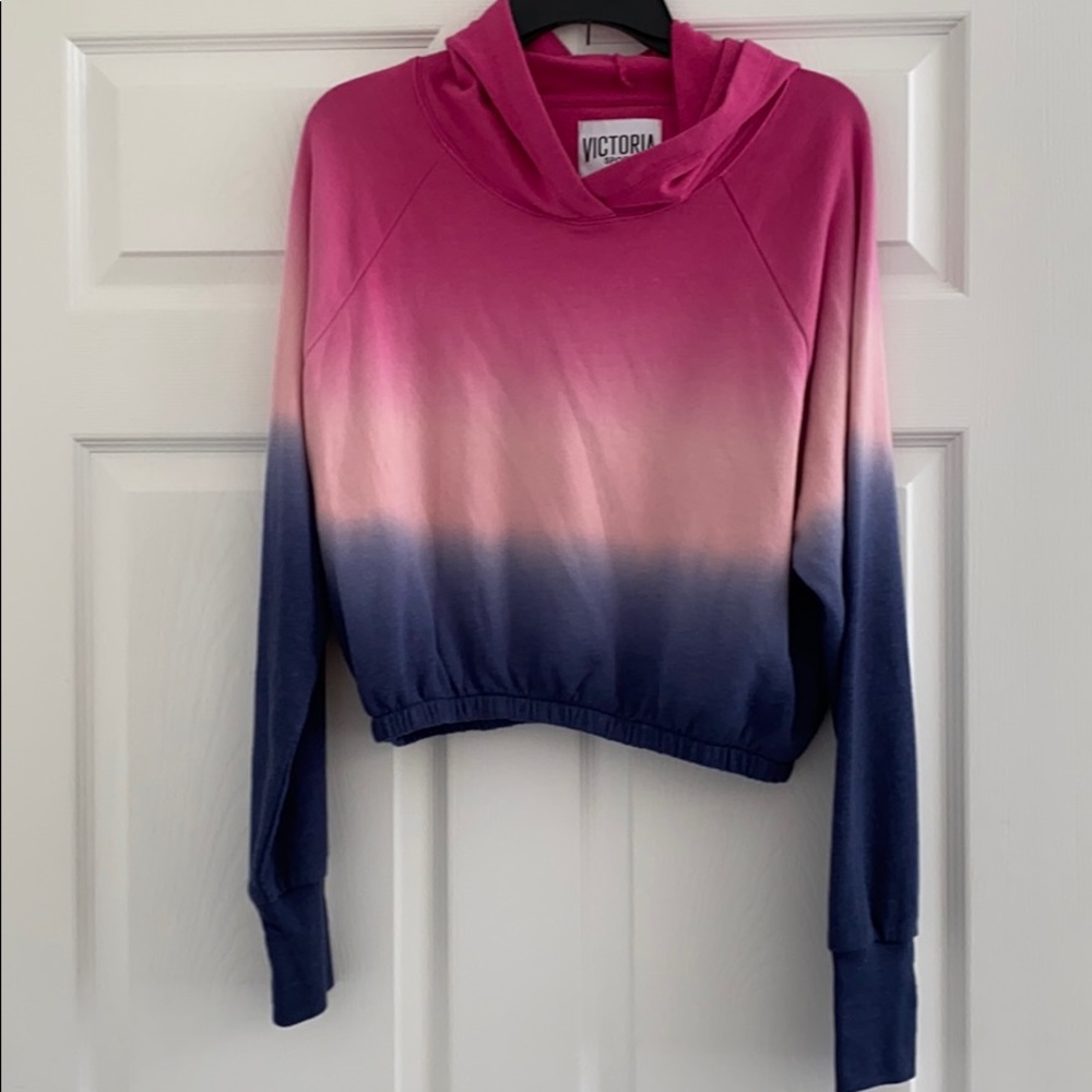 Victoria’s Secret Sport cropped hoodie.